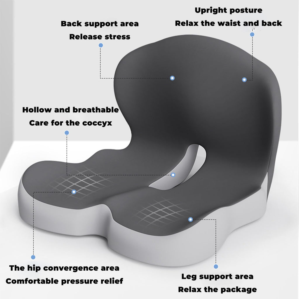 Reenly Back Support Cushion – Relieve Pressure & Improve Posture Anywhere You Sit