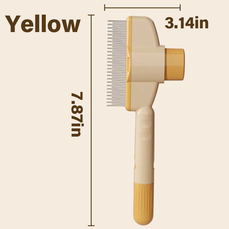 Self-cleaning Pet Flea Comb Grooming Brush - DogPlaybox