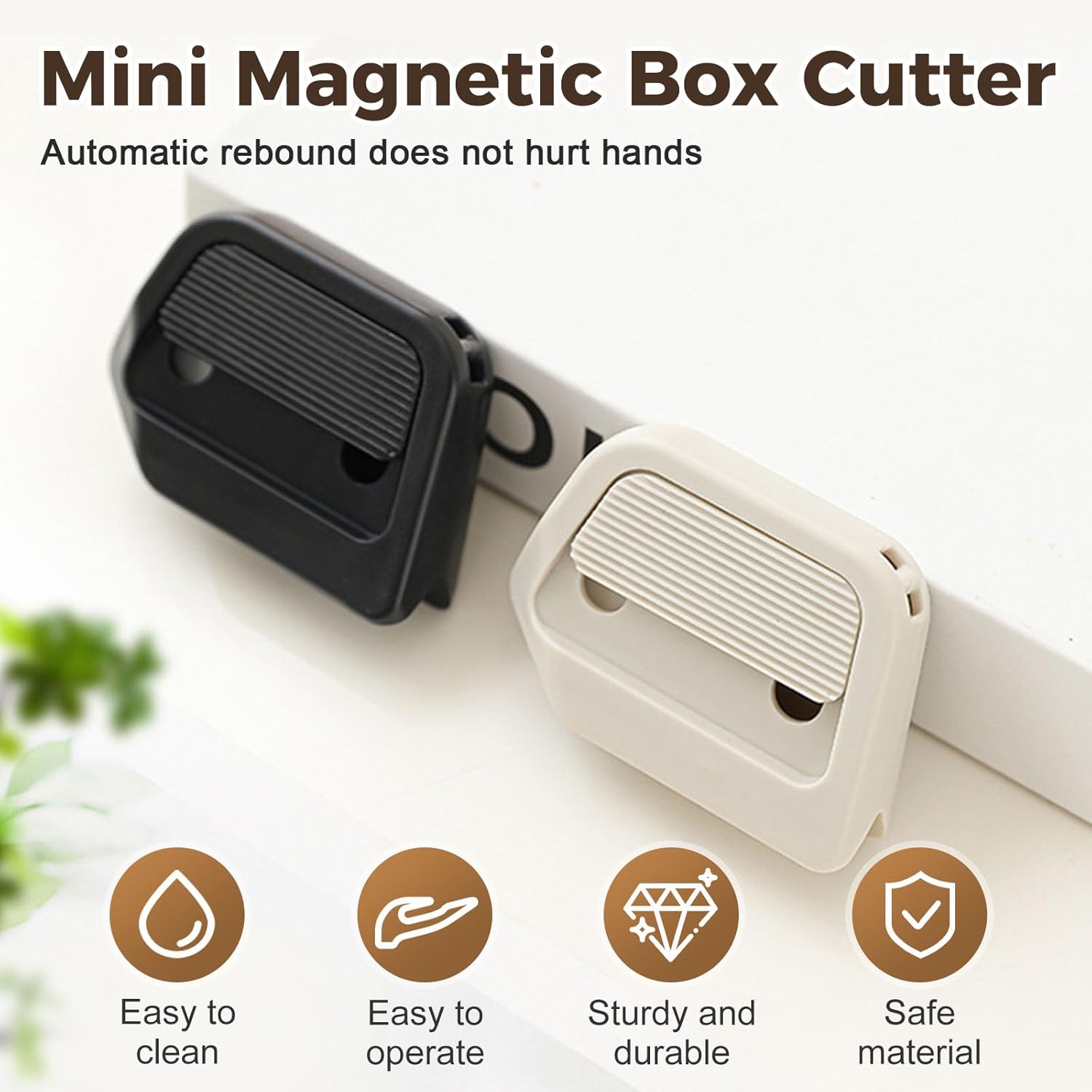 Magnetic Retractable Box Cutter – Safe, Sharp & Always Handy