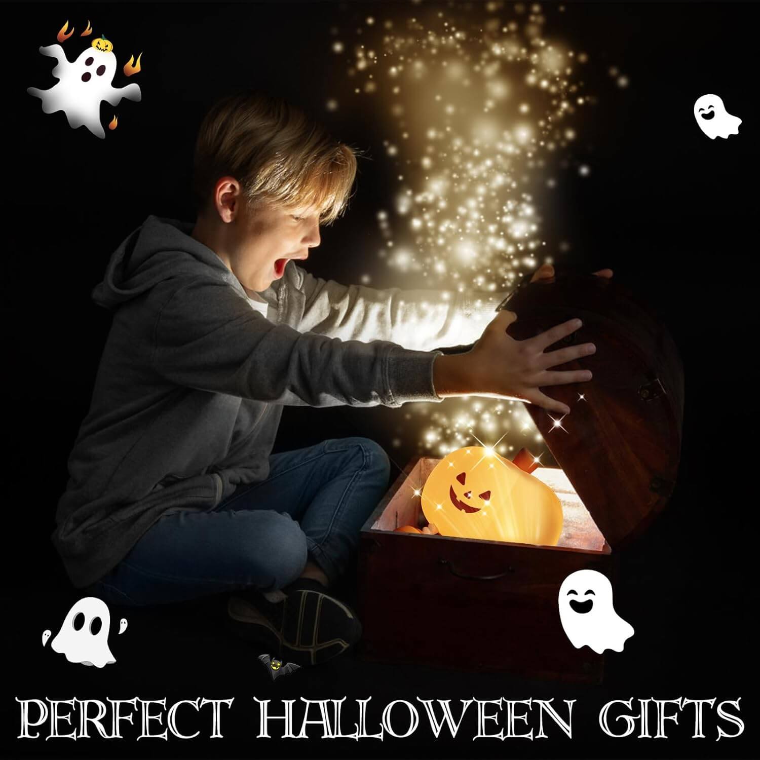 GrinLight™ Devilish Pumpkin Night Lamp 🎃