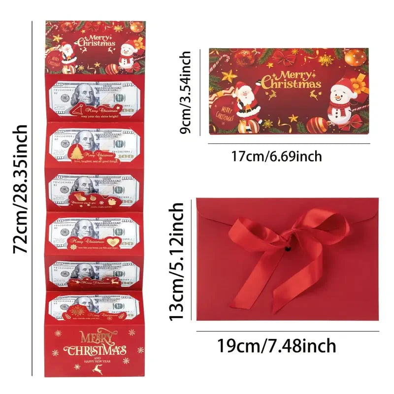 Christmas Cash Gift Envelope – A Creative Way to Give Cash this Christmas!