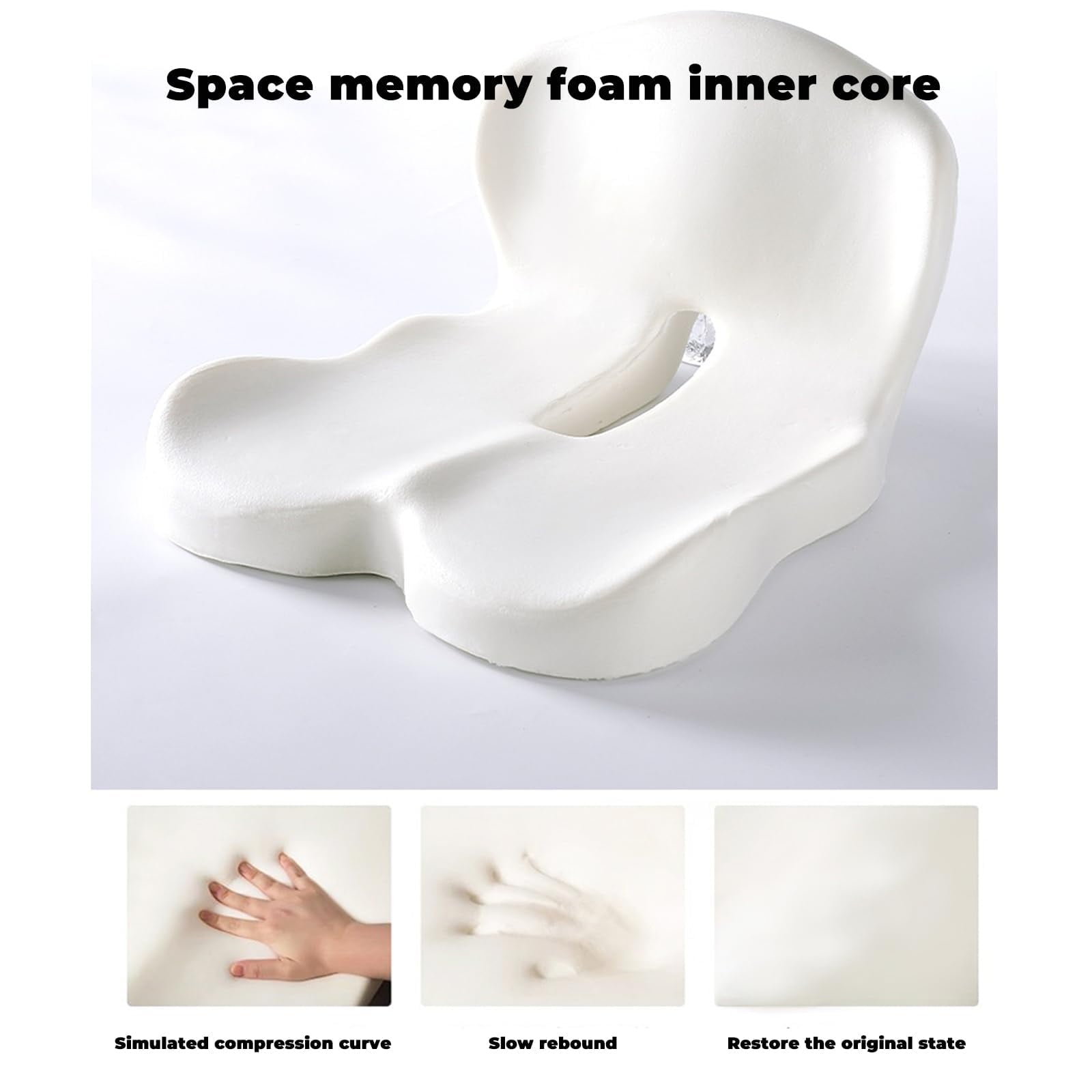 Reenly Back Support Cushion – Relieve Pressure & Improve Posture Anywhere You Sit