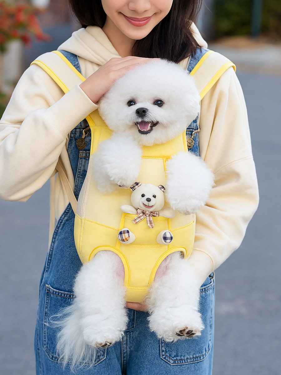 Bear-Style Pet Front Carrier