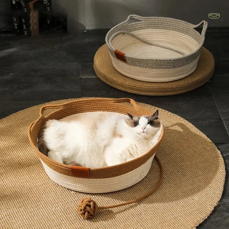 Cozy Pet Bed Basket