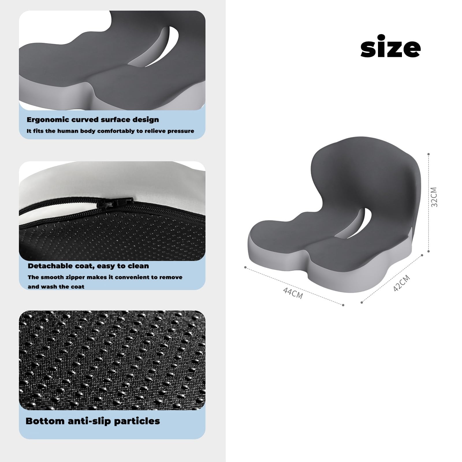 Reenly Back Support Cushion – Relieve Pressure & Improve Posture Anywhere You Sit 2