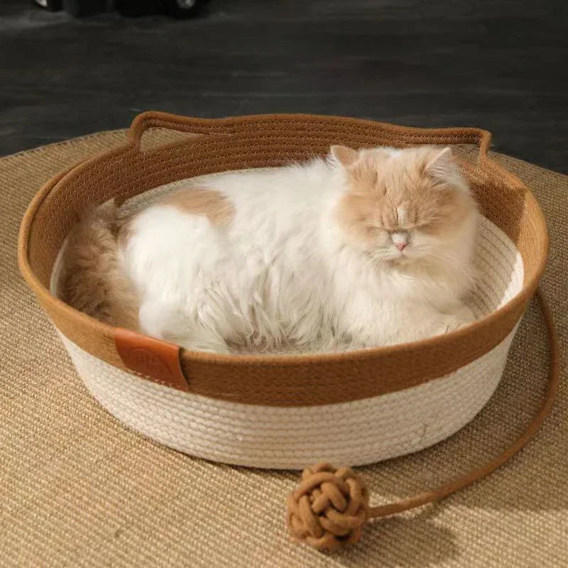 Cozy Pet Bed Basket