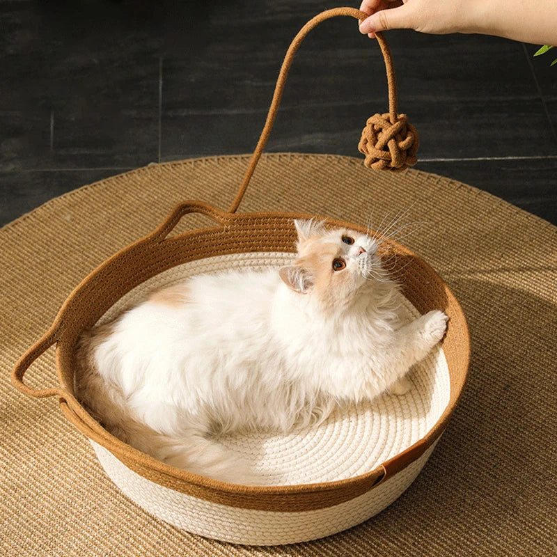 Cozy Pet Bed Basket