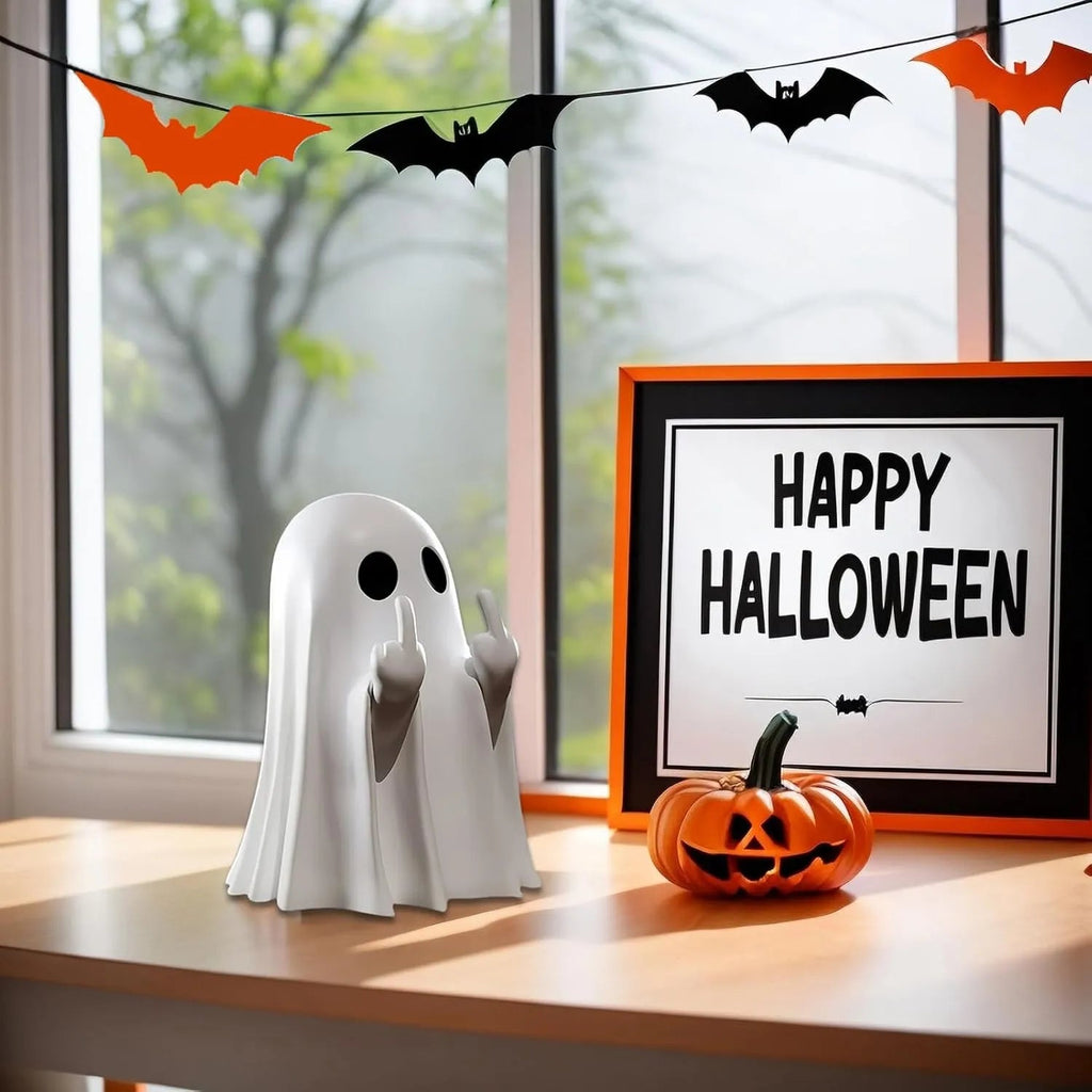 🔥Time-Limited Offer - Ghost Design Ornament👻Halloween Decoration for Indoor and Porch Decor🎃